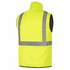 Pioneer Hi-Vis Heated Insulated Safety Vest, 100% Waterproof, Hi-Vis Yellow, 3XL V1210260U-3XL